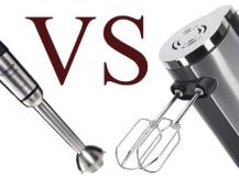 Blender or mixer - which better solves numerous kitchen problems