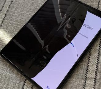Journalists claim damage to the Galaxy Fold