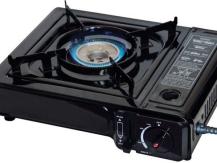 Tourist stoves with ceramic gas burner