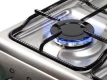 Cooker with gas control system
