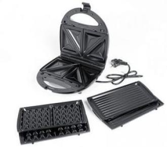 Waffle iron with interchangeable panels: usability along with the quality of preparation
