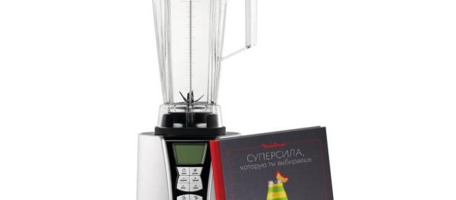 Moulinex LM936E10 blender - we cook smoothies quickly and tasty