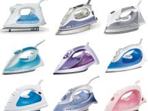 Comparison of irons: choose the best