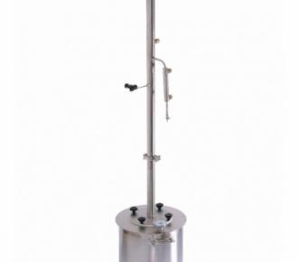 Distillation column for the production of moonshine