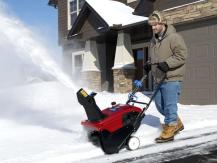 Electric snow blower - an ideal assistant in the country to clear snow-covered paths