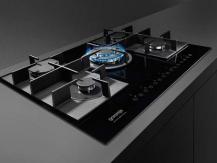 Gas-fired built-in hob