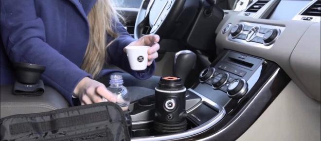 Mobile device for fragrant coffee on the go