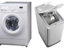 Which washing machine is better - with vertical or front-loading?