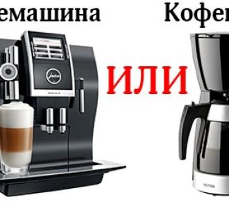 Differences between a coffee machine and a coffee machine