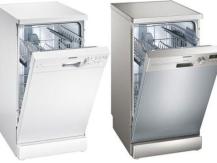A narrow dishwasher is the best choice for a small kitchen