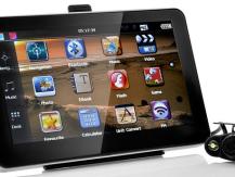 Navigator with rear camera: single device, dual use