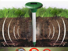 Mole repeller rescues your garden from their invasion