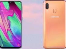 The latest smartphones Samsung Galaxy A40 and A70 appeared in Russia