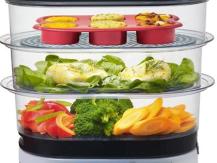 Healthy food: not heat, but only steam, and the Tefal steamer will help in this