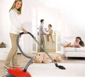 Vacuum cleaner for an apartment with animals