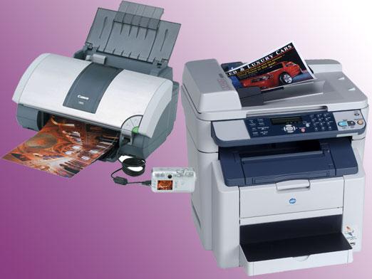 differences between the MFP and the printer