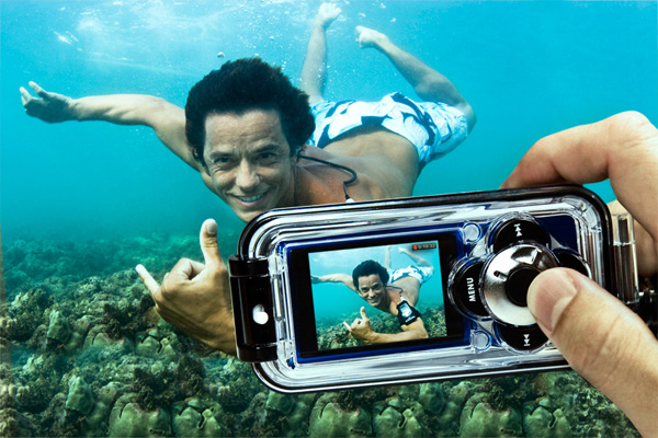 underwater shooting