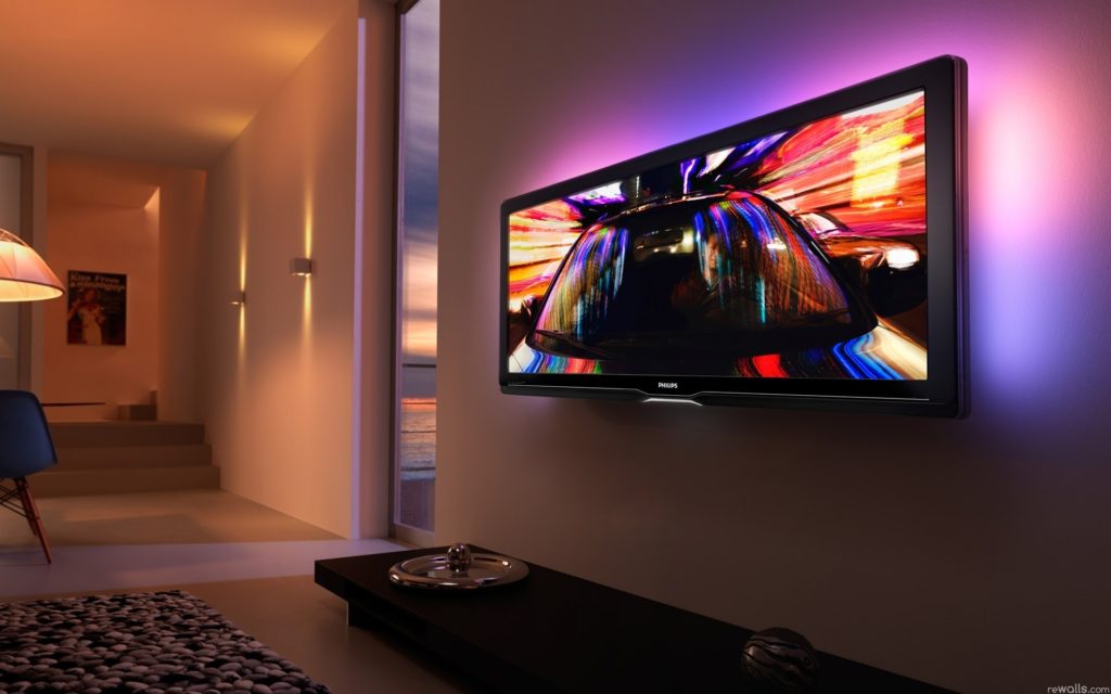 tv on the wall