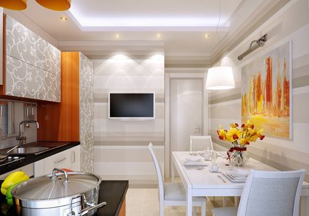 TV to the kitchen