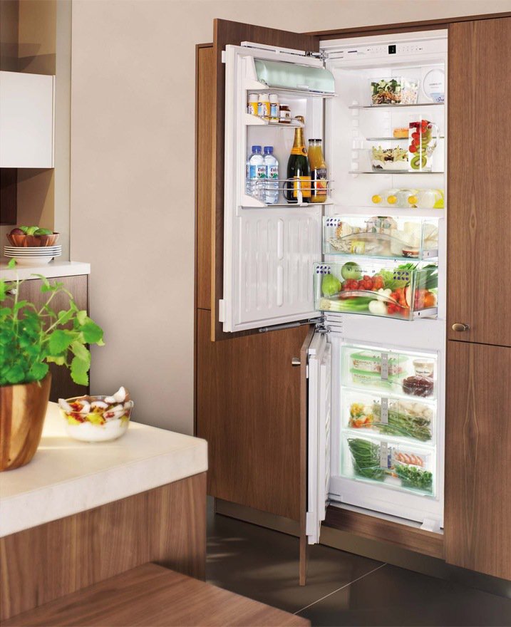 recessed refrigerators