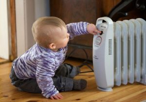 which heater is better for an apartment with a small child