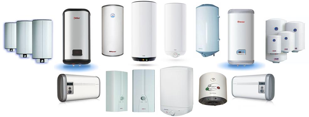types of water heaters