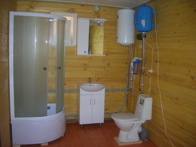 water heater in the country