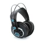 Monitor headphones: monitor down or stand on a par with the rest