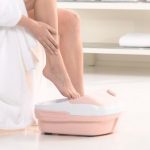 Massage foot baths - getting rid of fatigue